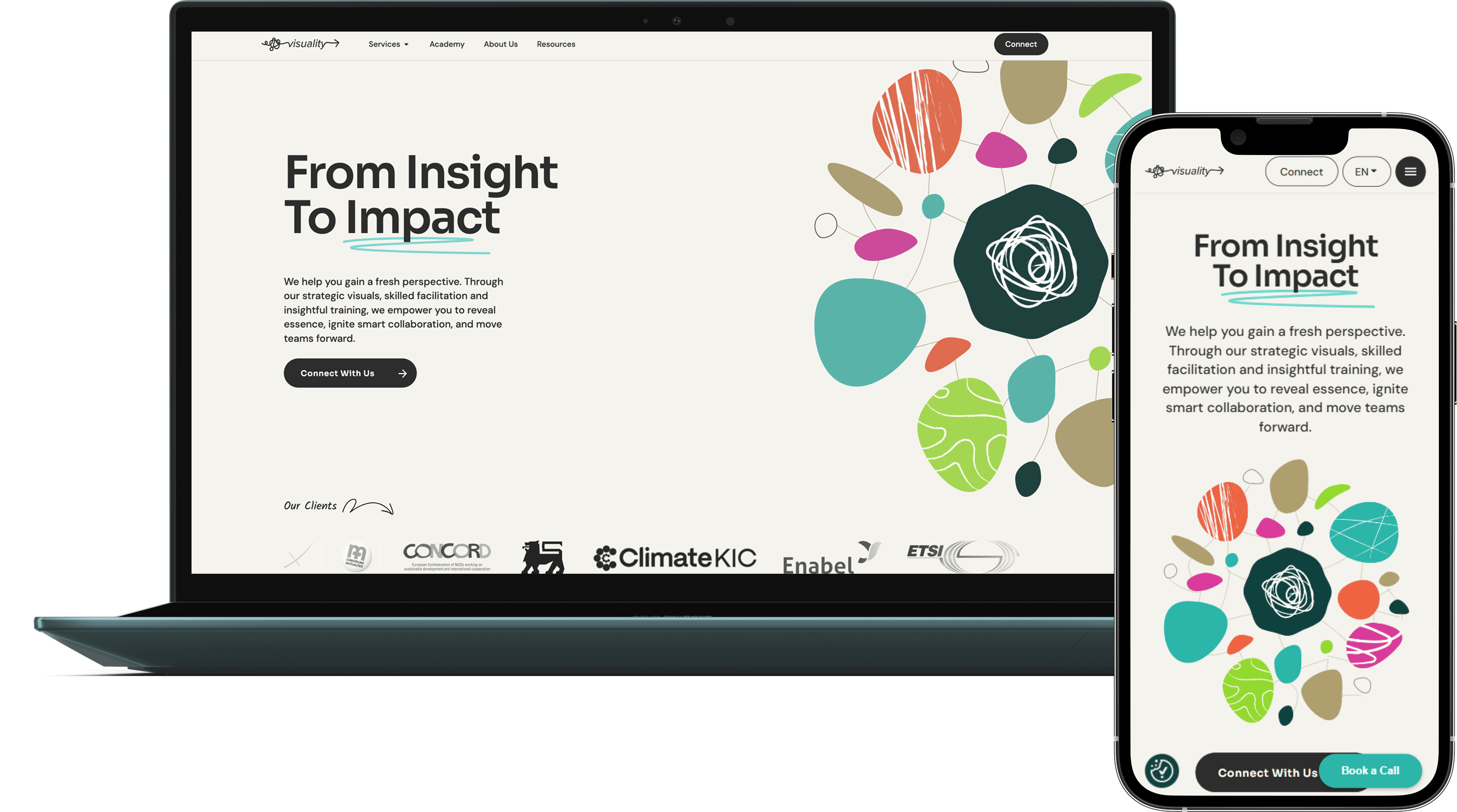 SaaS-дешборд Visuality