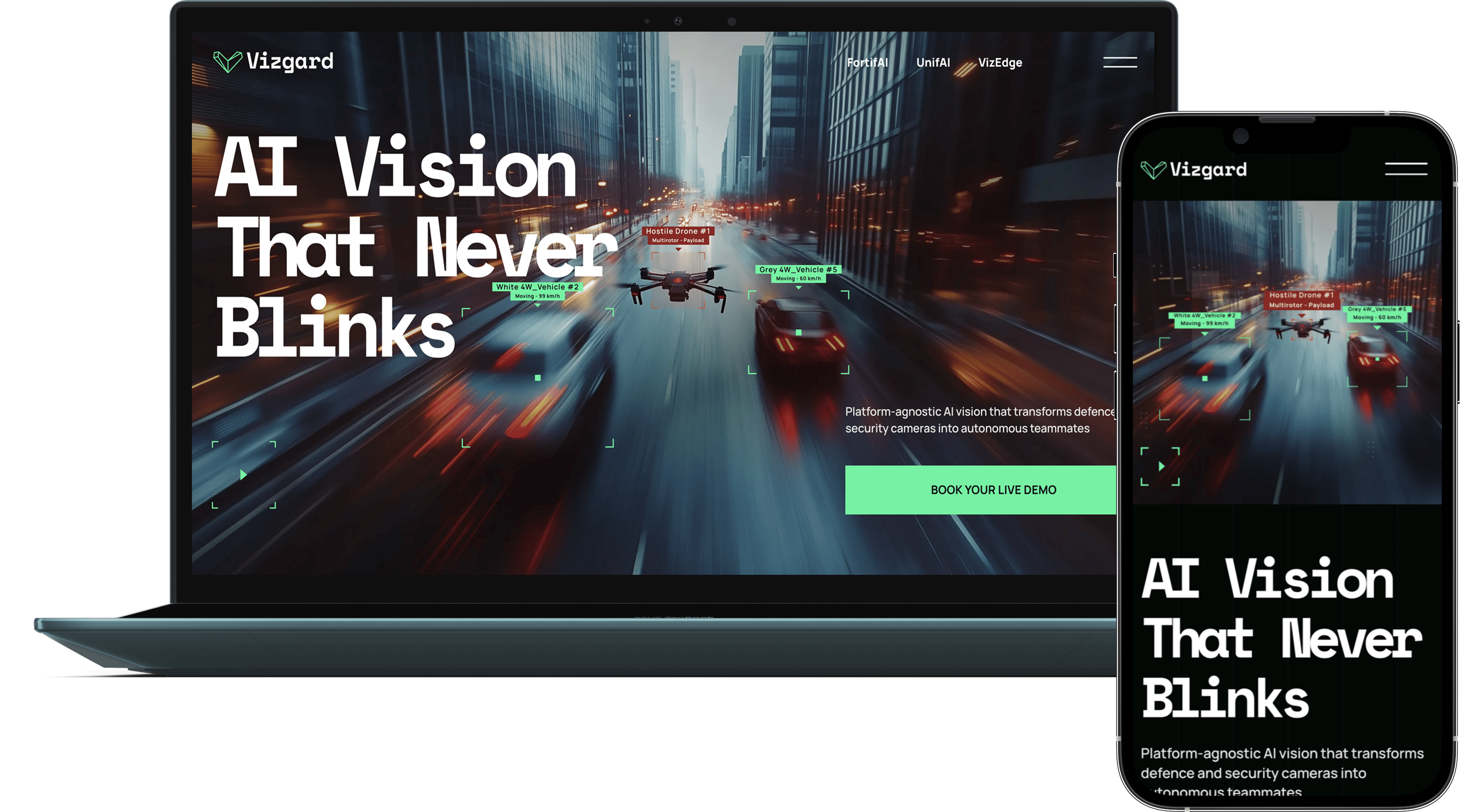 Мобільні екрани Vizgard